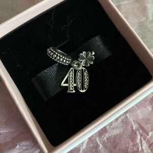 Pandora “40” Charm